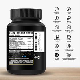 HUMANX Lactobacillus Gasseri & Reuteri capsule avec étiquette