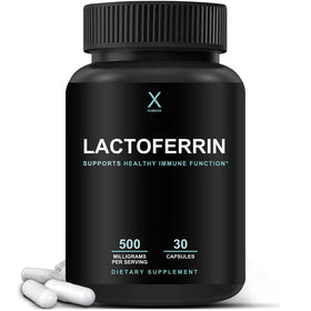 HUMANX Lactoferrine 500mg capsules front view