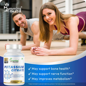 Humming Herbs Citrate de Potassium 500mg gélules végétales arrière