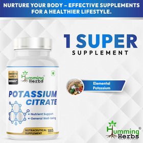 Humming Herbs Citrate de Potassium gélules dans un environnement naturel