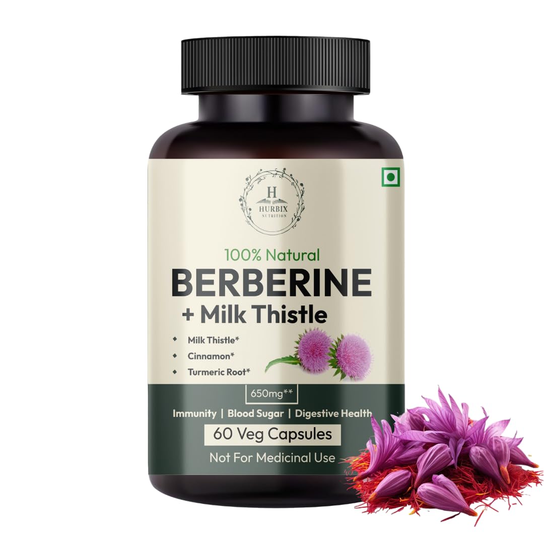 HURBIX NUTRITION Berbérine 1300 mg capsules front view