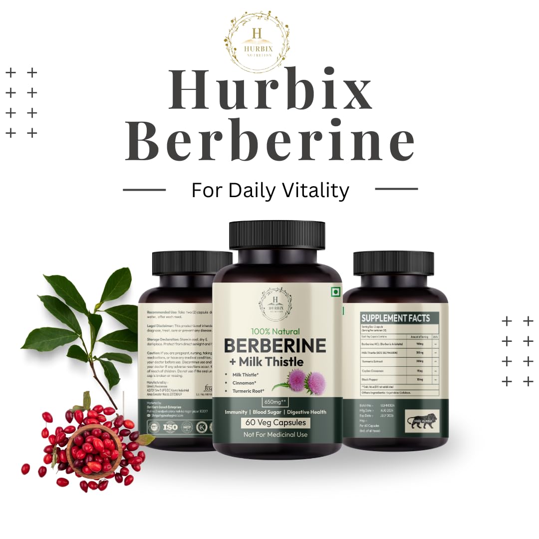 HURBIX NUTRITION Berbérine 1300 mg packaging