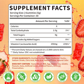 HUUAYAO Gummies de Vitamine C, présentation du pot