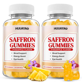 HUUAYAO Gummies Safran 10-en-1 paquet avant vue