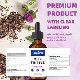 HUXINSK Extrait de Chardon-Marie 60ml en usage