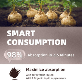 HUXINSK Maca Liquide 60ml en contexte sur une table
