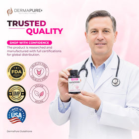 HVSun DermaPure+ 600 mg capsules ouvertes sur une surface