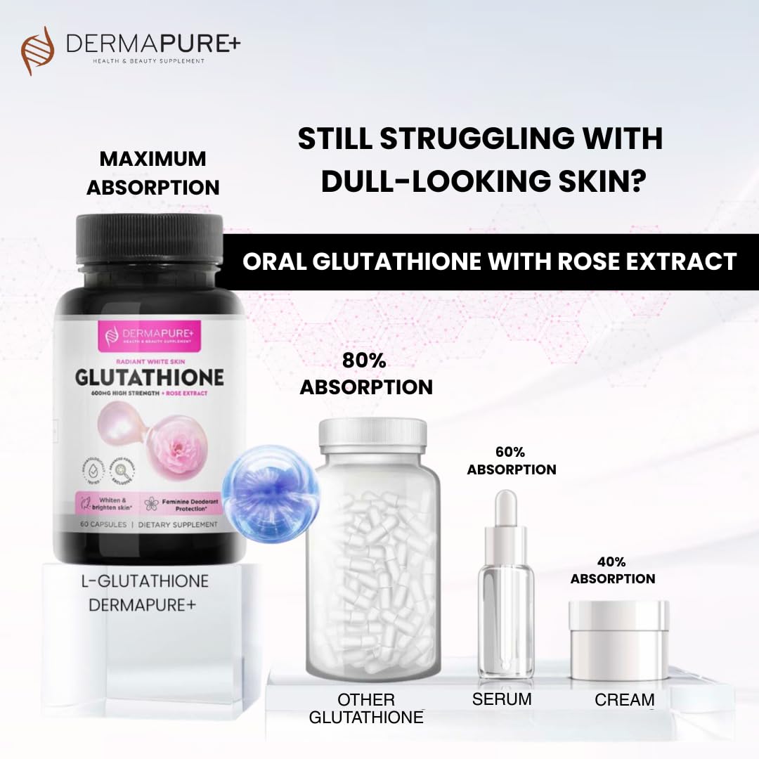 HVSun DermaPure+ 600 mg contenant ouvert avec capsules