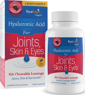 Hyalogic complément alimentaire hyaluronique 60 pastilles vue avant