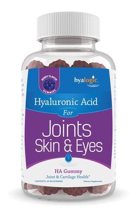 Hyalogic Gommes Acide Hyaluronique 30 unités vue avant