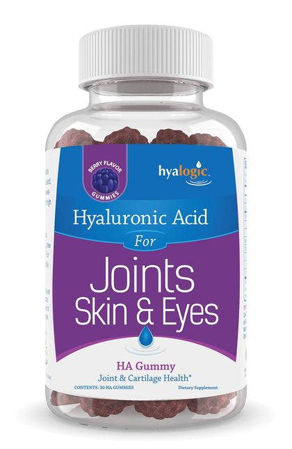 Hyalogic Gommes Acide Hyaluronique 30 unités vue avant