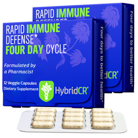 Hybrid Complément Alimentaire Support daily wellness 24 Gélules - vue de face