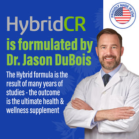 Hybrid Complément Alimentaire Support daily wellness - gélules dans une main