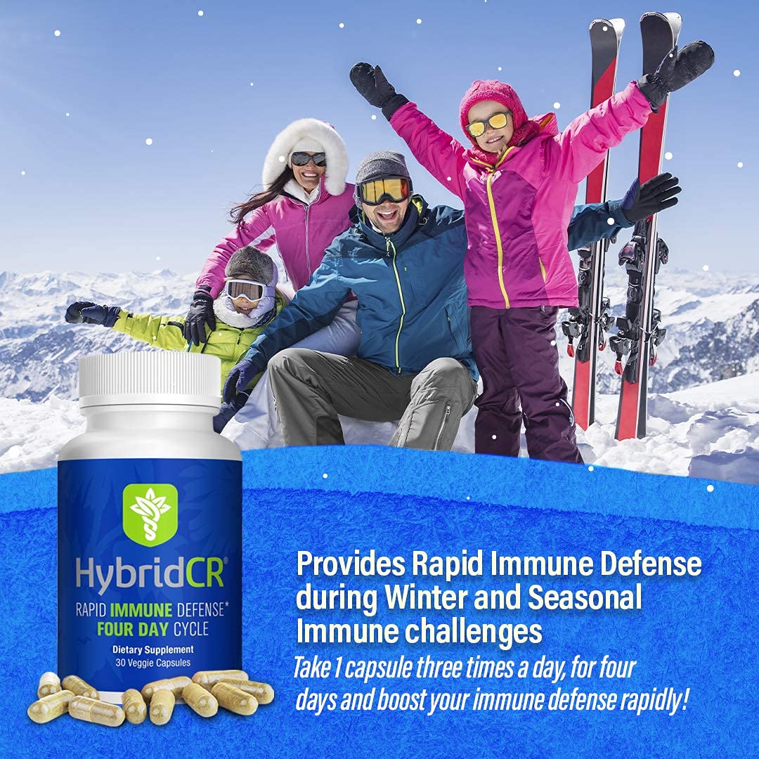 Hybrid Remedies Complément Alimentaire Echinacée 30 Capsules avec ingrédients