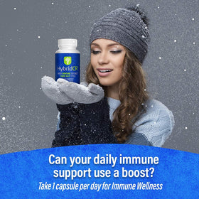 Hybrid Remedies Complément Alimentaire Echinacée 30 Capsules sur une table