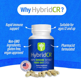 Hybrid Remedies Complément Alimentaire Echinacée 30 Capsules vue arrière