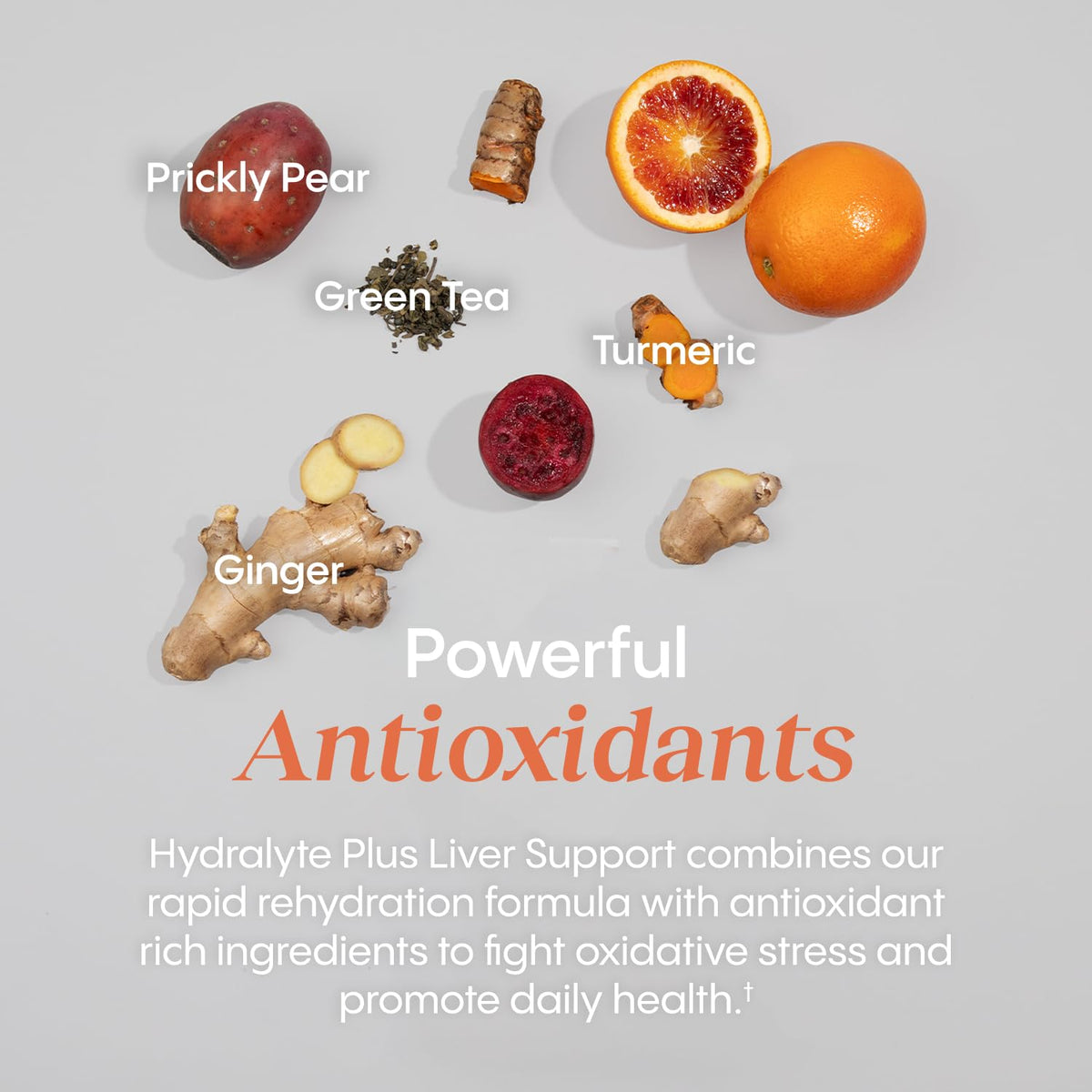 Hydralyte boisson avec fruits au premier plan