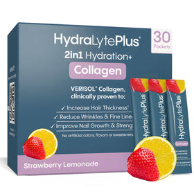 Hydralyte Boisson Électrolytes 120g vue de face avec sachets