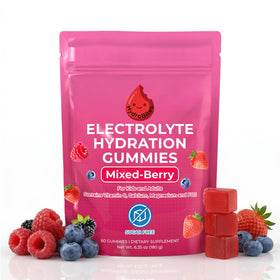 HydroBites Gummies Électrolytes Fruits Rouges, emballage avant