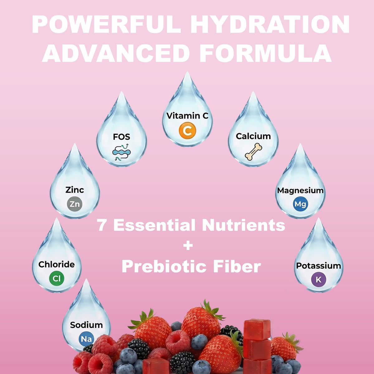 HydroBites Gummies Électrolytes, présentation de l'emballage