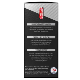 Hydroxycut Advanced, capsules avec un verre d'eau