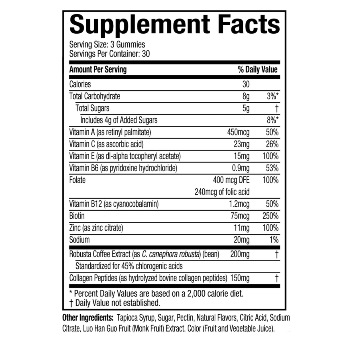 Hydroxycut Gummies +Women bouteille ouverte avec gummies