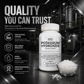 Hydroxyde de potassium Pacific Pelican avec accessoires de sécurité