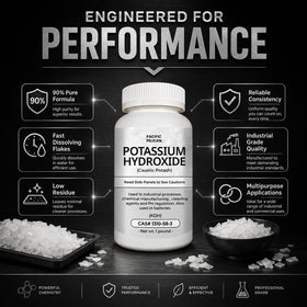 Hydroxyde de potassium Pacific Pelican - vue arrière