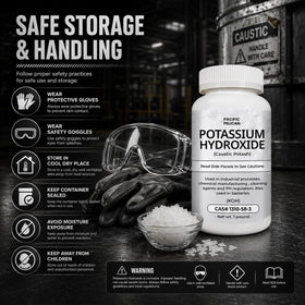 Hydroxyde de potassium Pacific Pelican - vue latérale