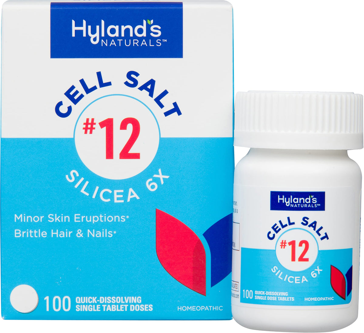 Hyland's Cell Salt #12 Silicea 6X comprimés vue avant