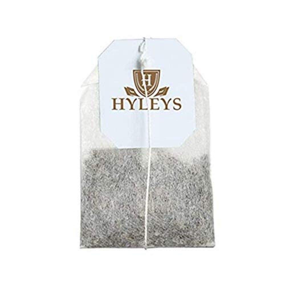 HYLEYS Thé Vert Bio Acai Berry & Myrtille sur une table avec des fruits