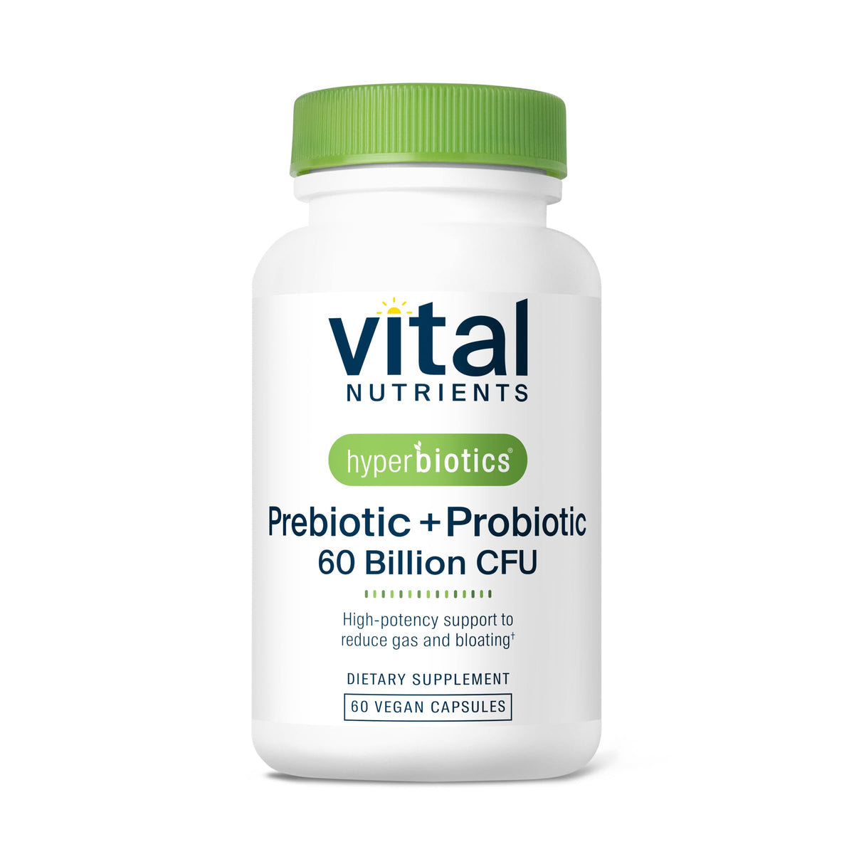 Hyperbiotics Complément Alimentaire Prébiotique et Probiotique 60 Capsules - Vue de face