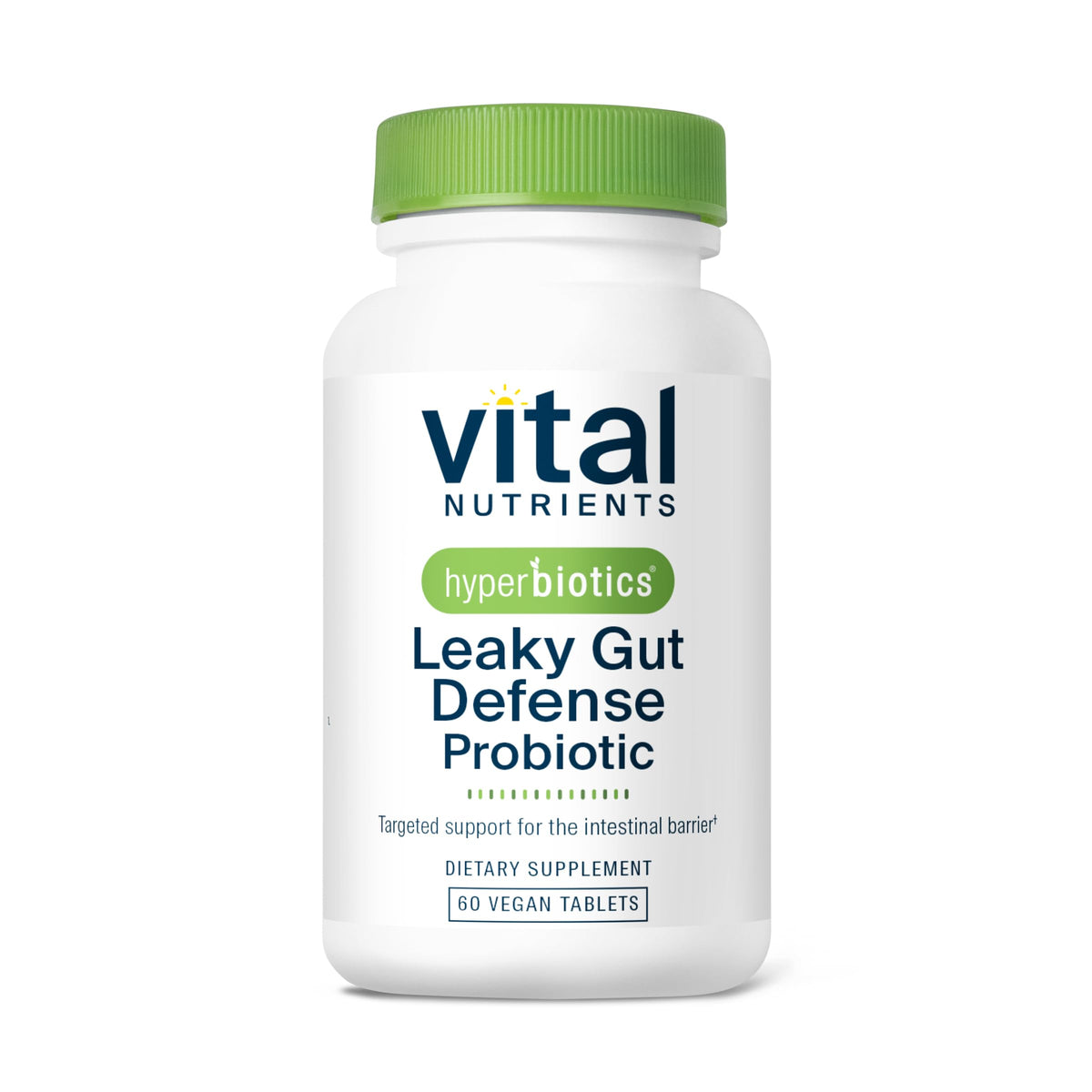 Hyperbiotics complément probiotique 60 capsules végétales, vue de face