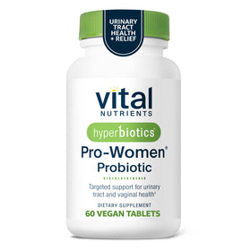 Hyperbiotics Probiotiques pour Femmes 60 comprimés végétaliens vue de face
