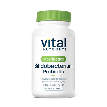 Hyperbiotics Vital Nutrients Probiotique Bifidobacterium 60 comprimés vue de face