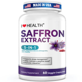 I LOVE HEALTH Complément Alimentaire Safran 88,5mg boîte avant