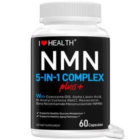 I LOVE HEALTH NMN Complex Plus+ 60 capsules vue de face