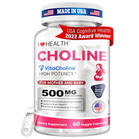 I LOVE HEALTH VitaCholine® 500mg Complément Alimentaire Liquide vue de face