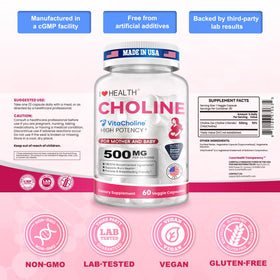 I LOVE HEALTH VitaCholine® Complément Alimentaire Liquide sur une table