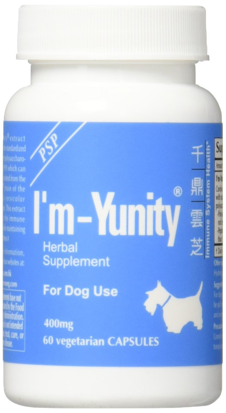 I'm-Yunity® pour chiens, 60 capsules végétariennes en boîte