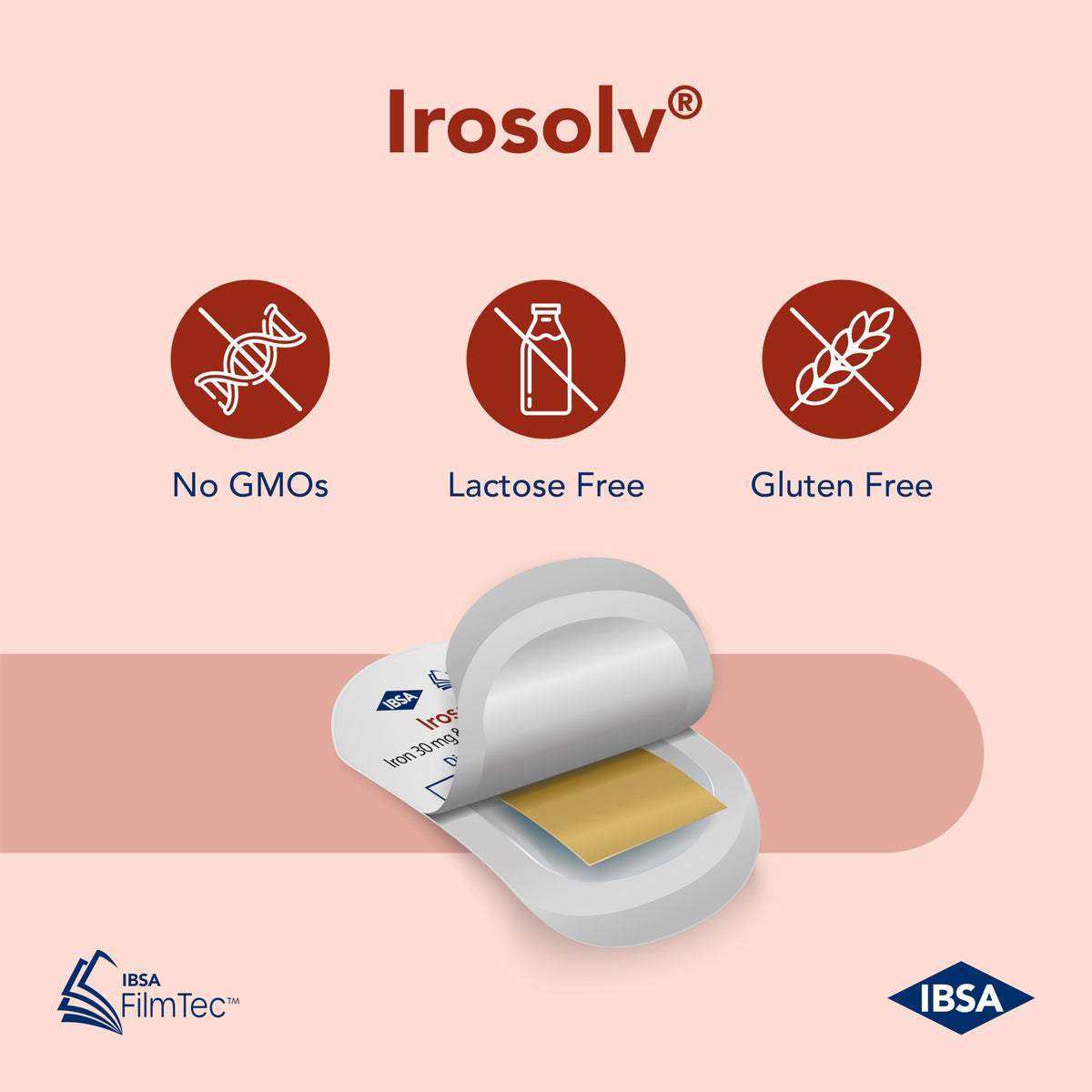 Ibsa Irosolv film oral avec description des ingrédients