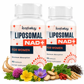 IcarusIvy NAD+ pour Femmes 180 Capsules, vue de face