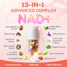 IcarusIvy NAD+ pour Femmes, ingrédients sur l'étiquette