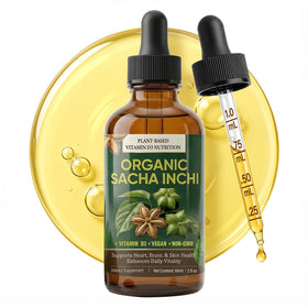 icolorfuled Huile de Sacha Inchi Bio 60 ml vue de face