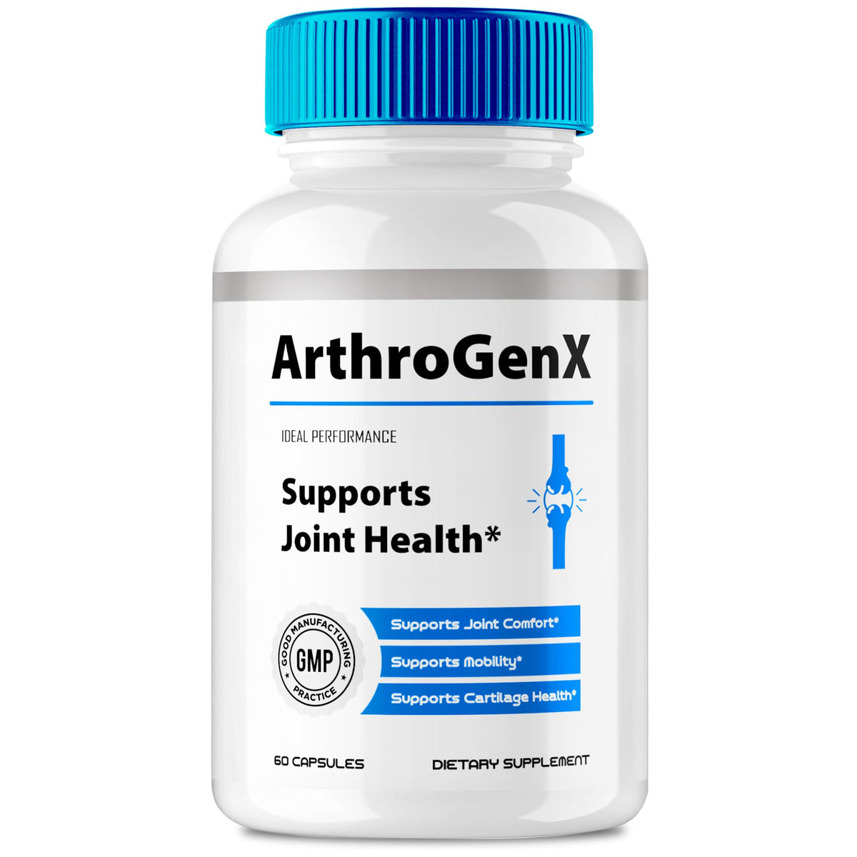 IDEAL PERFORMANCE ArthroGenX Compléments Alimentaires Articulations 60 Capsules - emballage avant