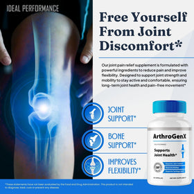 IDEAL PERFORMANCE ArthroGenX Compléments Alimentaires Articulations - emballage latéral