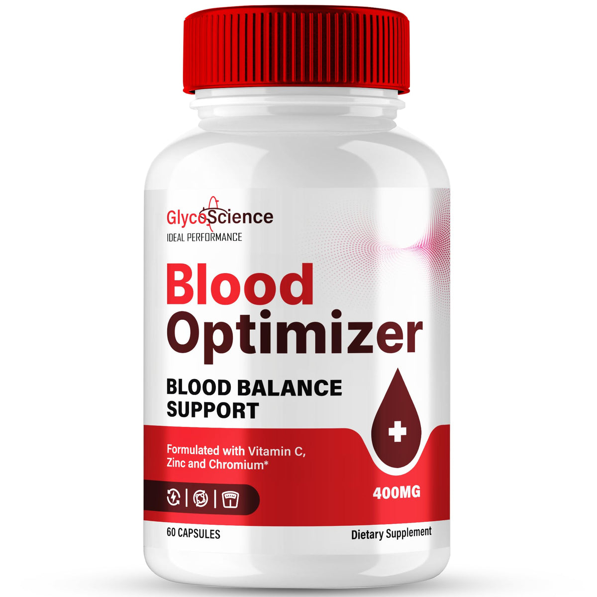 IDEAL PERFORMANCE GlycoScience Blood Optimizer Capsules vue de face