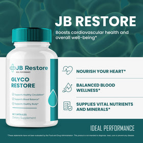 IDEAL PERFORMANCE JB Restore Glyco Restore, gélules sur une surface