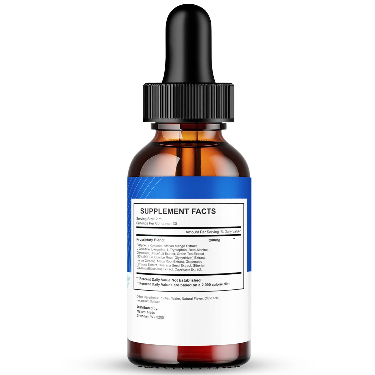 IDEAL PERFORMANCE Lean Drops 259g étiquette et dosage