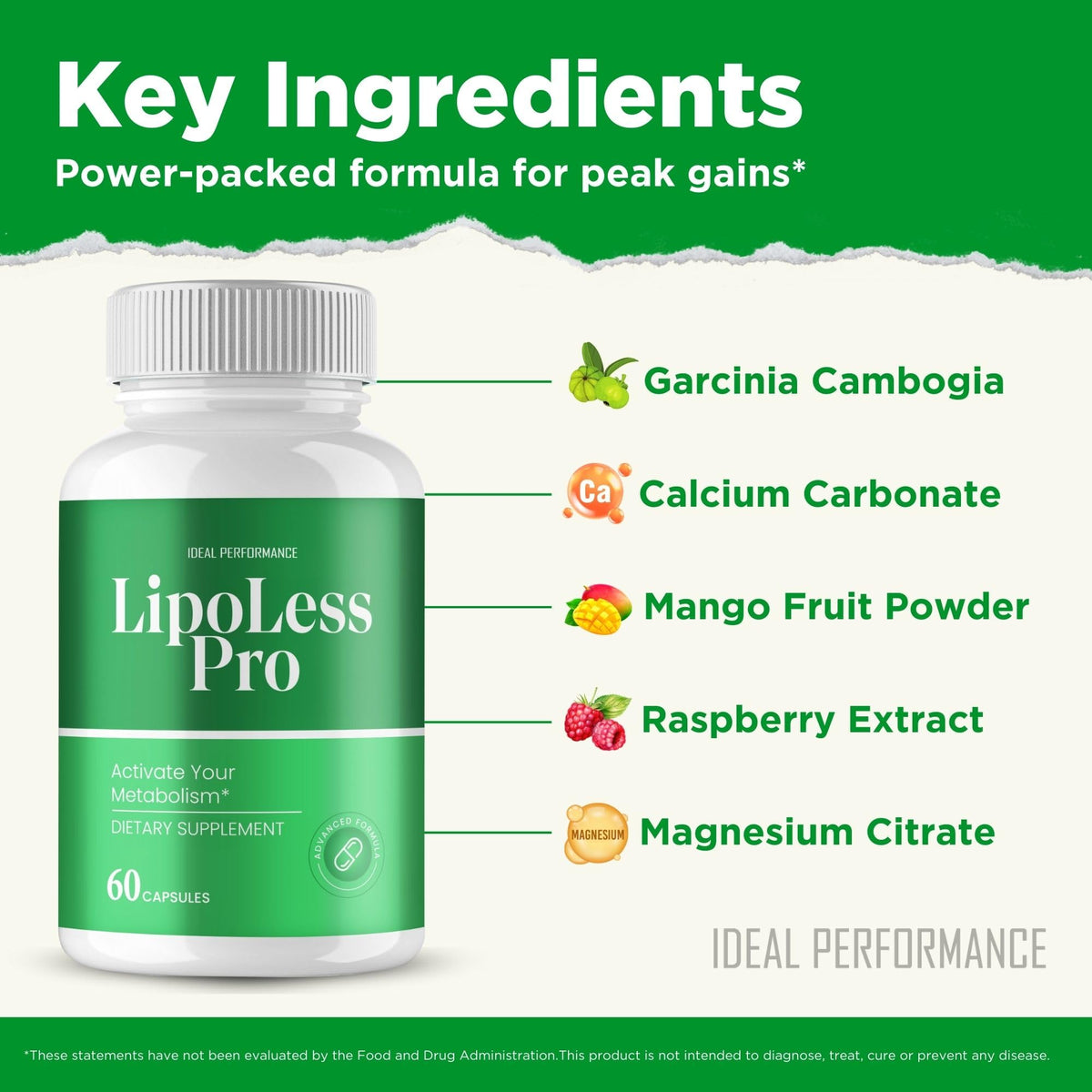 IDEAL PERFORMANCE Lipo Less Capsules en situation de consommation